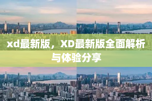 xd最新版，XD最新版全面解析与体验分享