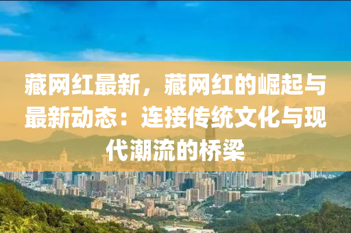 藏网红最新，藏网红的崛起与最新动态：连接传统文化与现代潮流的桥梁