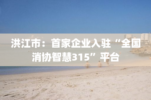 洪江市：首家企业入驻“全国消协智慧315”平台