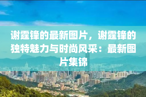 谢霆锋的最新图片，谢霆锋的独特魅力与时尚风采：最新图片集锦