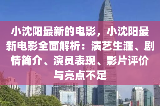 小沈阳最新的电影，小沈阳最新电影全面解析：演艺生涯、剧情简介、演员表现、影片评价与亮点不足
