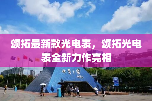 颂拓最新款光电表，颂拓光电表全新力作亮相