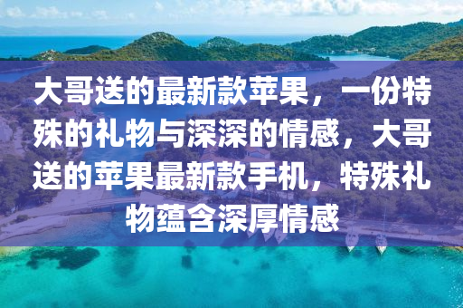 大哥送的最新款苹果，一份特殊的礼物与深深的情感，大哥送的苹果最新款手机，特殊礼物蕴含深厚情感
