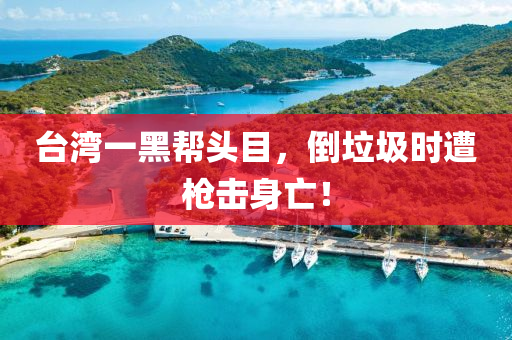 台湾一黑帮头目，倒垃圾时遭枪击身亡！