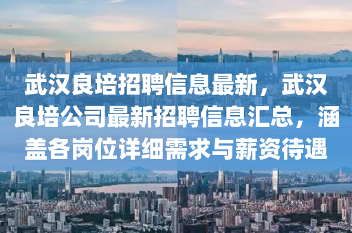 武汉良培招聘信息最新，武汉良培公司最新招聘信息汇总，涵盖各岗位详细需求与薪资待遇