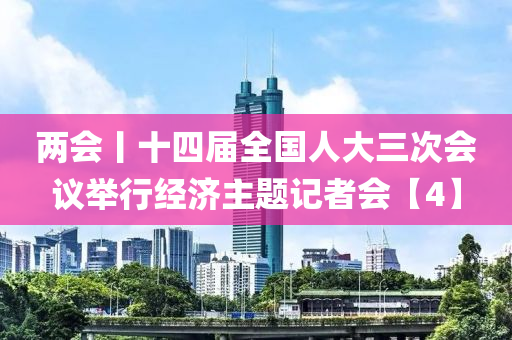 两会丨十四届全国人大三次会议举行经济主题记者会【4】