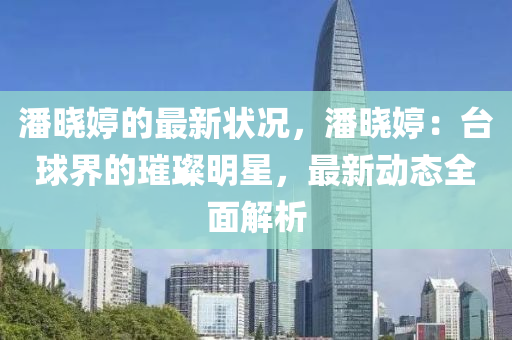 潘晓婷的最新状况，潘晓婷：台球界的璀璨明星，最新动态全面解析