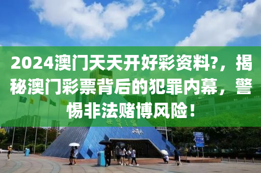 2024澳门天天开好彩资料?，揭秘澳门彩票背后的犯罪内幕，警惕非法赌博风险！