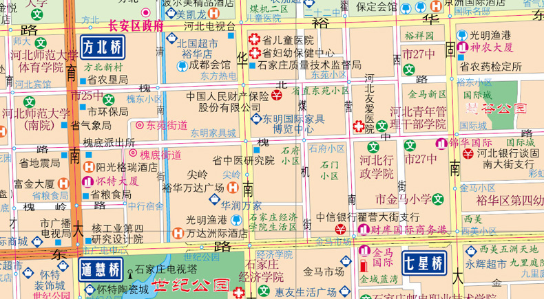 最新石家庄市城区地图概览，探索城市的脉络，石家庄市城区最新地图探索，城市脉络一览