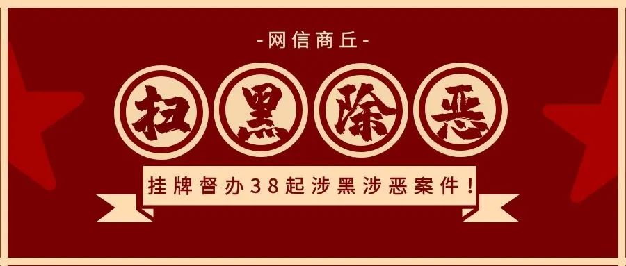 全国扫黑办挂牌督办38起涉黑涉恶案件 江苏3起案件在列